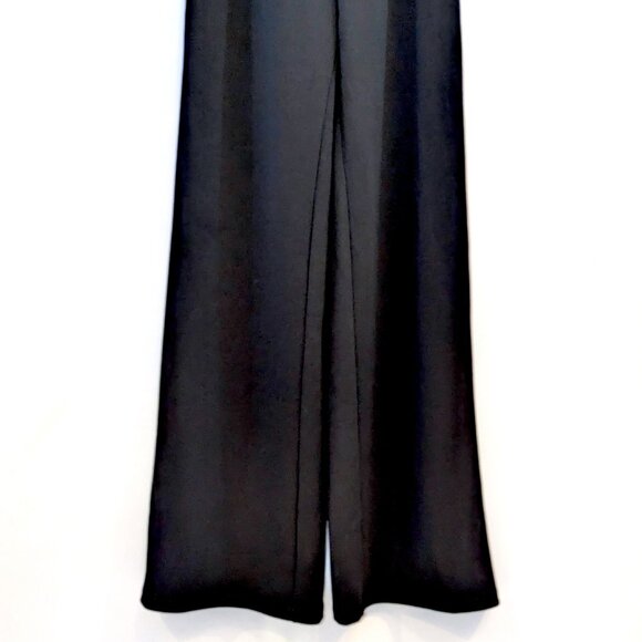 NWT Lulus | Sultry Prose Black Lace Strapless Bustier Wide-Leg Jumpsuit | Small - Picture 9 of 15